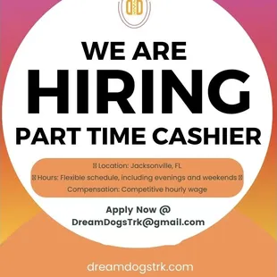 We are Hiring! Contact us today to apply!