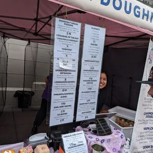 Ferry farmers market, 4/8/23. Hi Pamela.