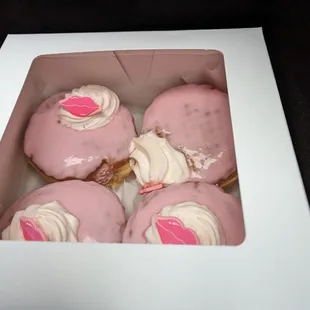 Kiss from a Rose doughnuts, when you brake the car too hard.