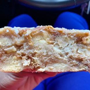 So thick and moist! Apple cinnamon crumb cake