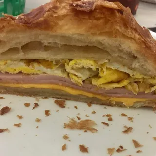 Ham, Egg and Cheese Croissant