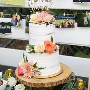 a wedding cake