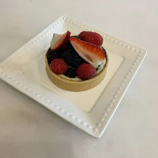 The second option for our guest was the berry tart