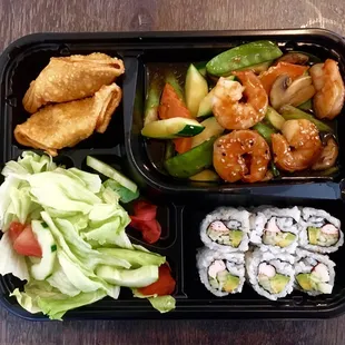 Teriyaki Shrimp Bento Box