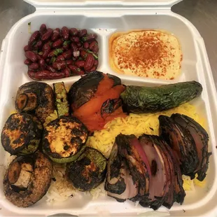 #17 on the menu
 (Veggies with Rice)