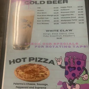 Here is an updated menu Gigi is amazing