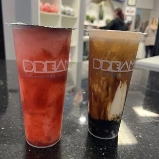 Strawberry-Lava Slush