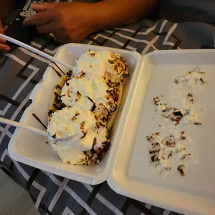 Banana Split!! We loved it and they had more items I wanted to try, can't wait to go back!! Thank you! An the customer service was the best!