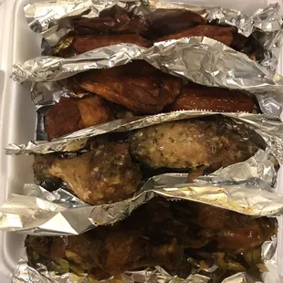 20 Piece Chicken Drums &amp; Flats fed our family of two!