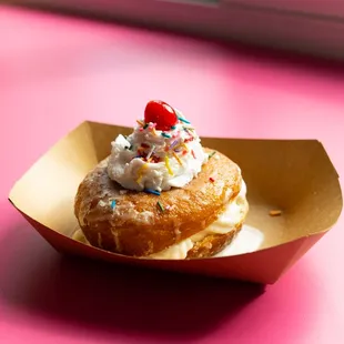 Add soft serve to your donut!