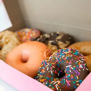 a box of doughnuts