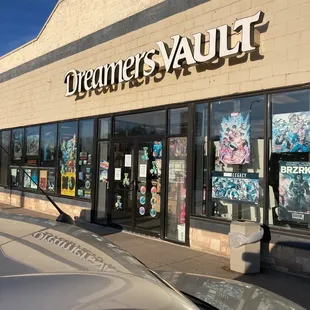 Front of store