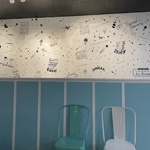 Waiting area for your orders