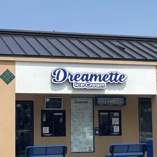 the front of the store