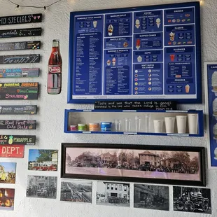 Decor and menu