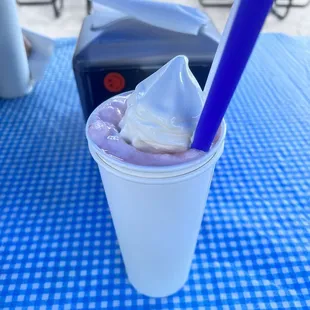 a cup of ice cream