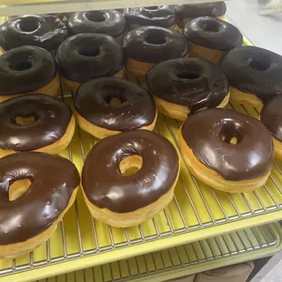 Chocolate donuts
