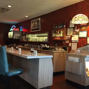 a view of the counter