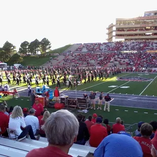 The UNM Spirit Marching band is looking and sounding awesome this year.  Congratulations band.