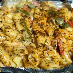 This is one pasta portion