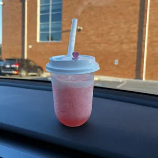 Raspberry slushies