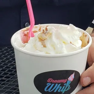 Turtle sundae