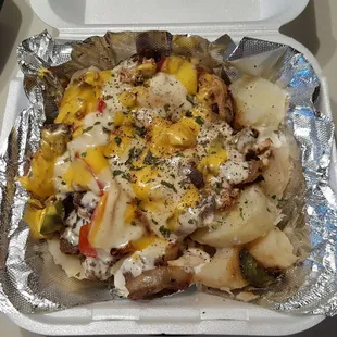 Chicken &amp; Steak Potatoes