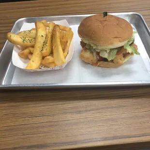 Spicy chicken sandwich!