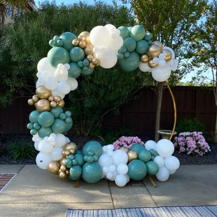 Our circle arch with this beautiful scheme