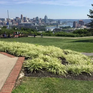 I understand why they rent out this pavilion - what an incredible view of Cincinnati!