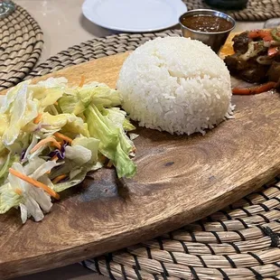 Goat stew with rice