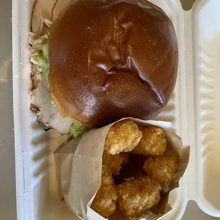 BLT tater tots instead of chips ($2 extra)