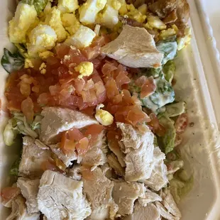 Cobb salad -cheese on the side