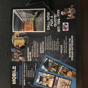 Mobile axe throwing!