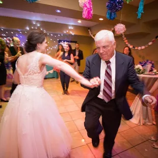 Dance hall space decorations.