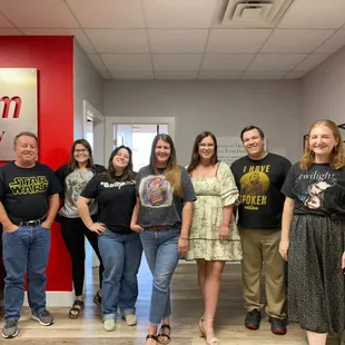 Keeping in the SPIRIT of Halloween Movie Shirt Day!