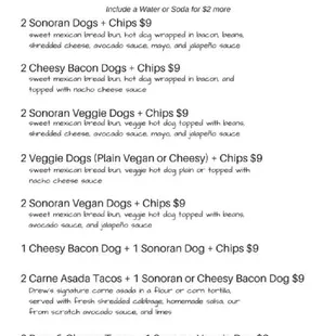 Catering Menu