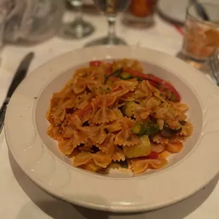 Vegetarian Bowtie Pasta