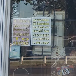 Signage gone wrong. Check our govmt's current CDC recommendations.  This isn't right. If you care,  the vaxxed mask too yo
