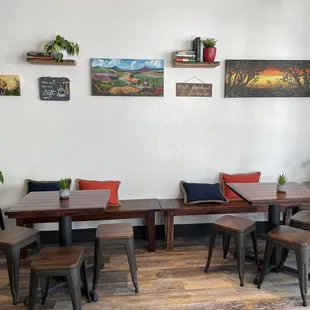 More seating