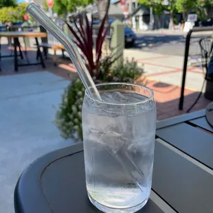 GLASS STRAWS!  . Who knew?.