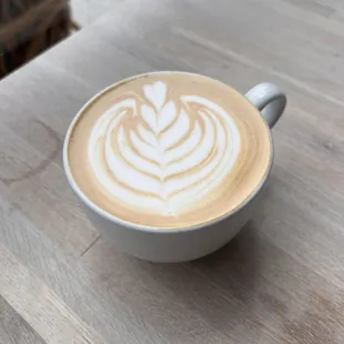 Vanilla hazelnut latte