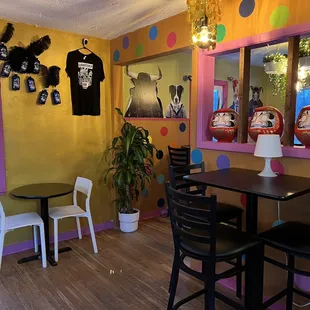 One of 2 rooms for seating.