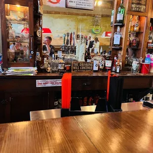 bar counter and bar rules