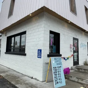 the outside of the building
