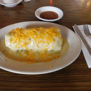 One of our options from the free breakfast menu