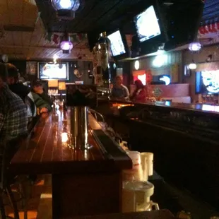 people sitting at the bar