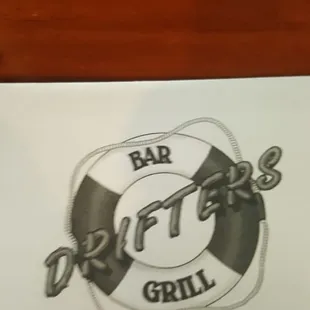a close up of a business card