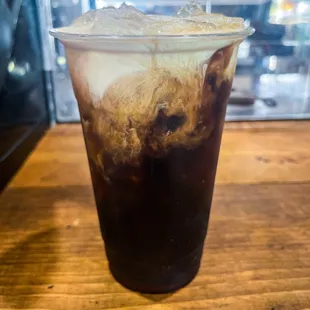 Cold brew with cream