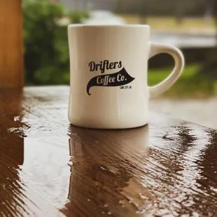 Drifters restaurant style mug